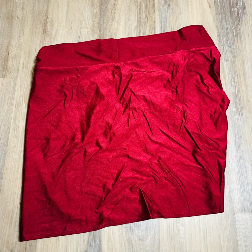 Shade & Shore red bathing suit cover up XL NWT - Picture 2 of 3